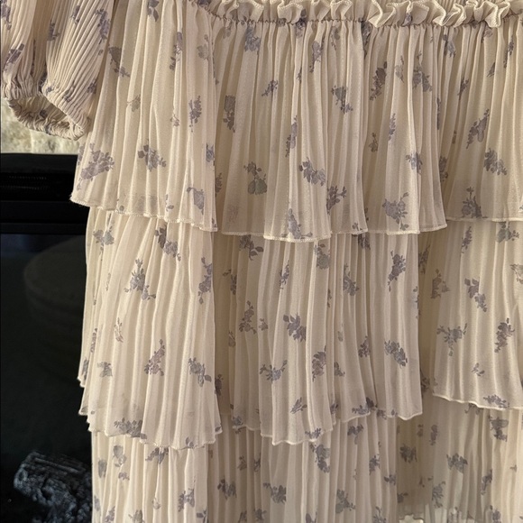 Ganni Pleated Mini Dress NWT Small - Picture 6 of 8